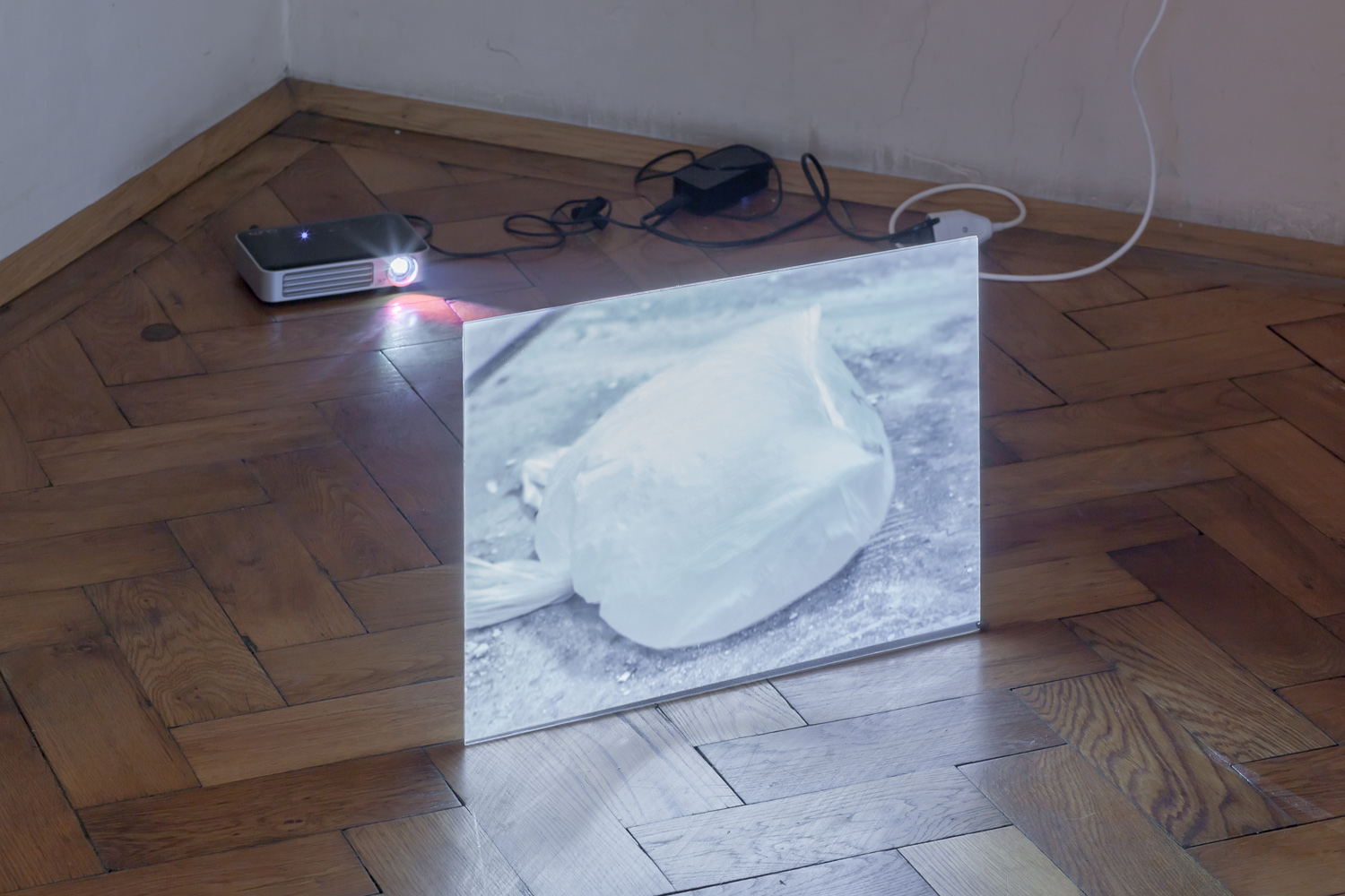 Magnus Thierfelder TzotzisBreath, 2015Looped animation 47 min, projector and perspex screenED 1/3