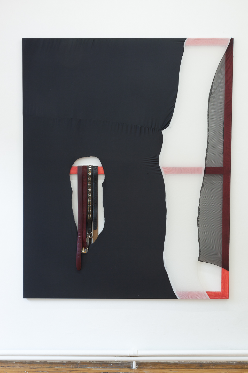 Leda BourgogneYou Are Gravity, 2018Cloth, latex on stretching frame160 x 128 x 7,5 cm