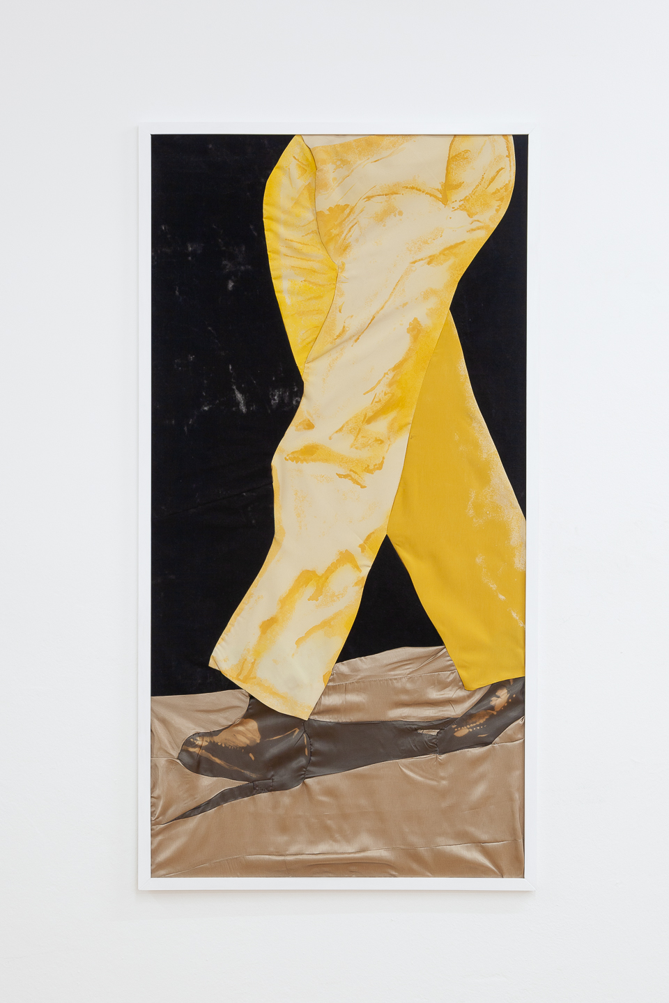 Ellie de Verdier, Trouser, 2020, bleach on textile, 120x60cm